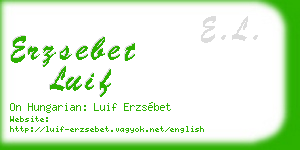 erzsebet luif business card